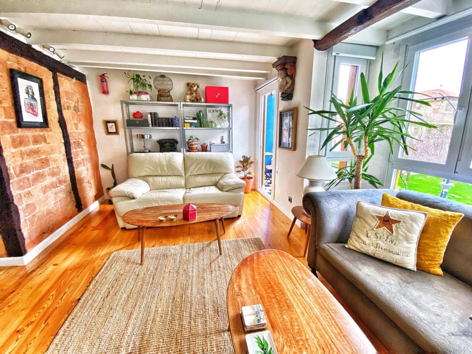 Moderno Duplex Para 3 En Centro De Bermeo Con Wifi Eksteriør billede